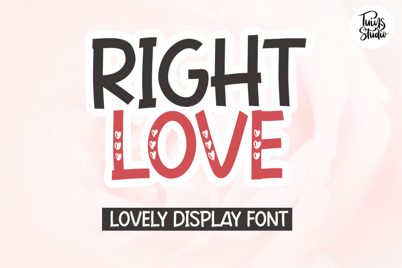Right Love Font