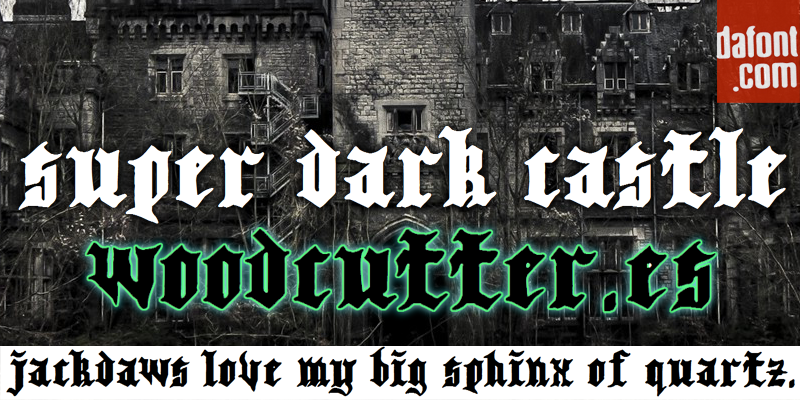 Super Dark Castle Font