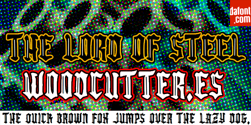 The Lord of Steel Font