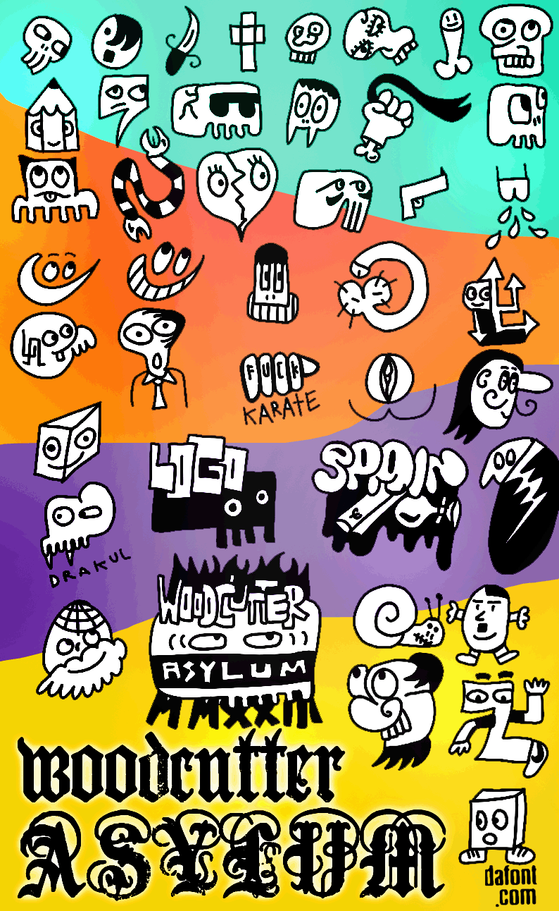Woodcutter Asylum Font