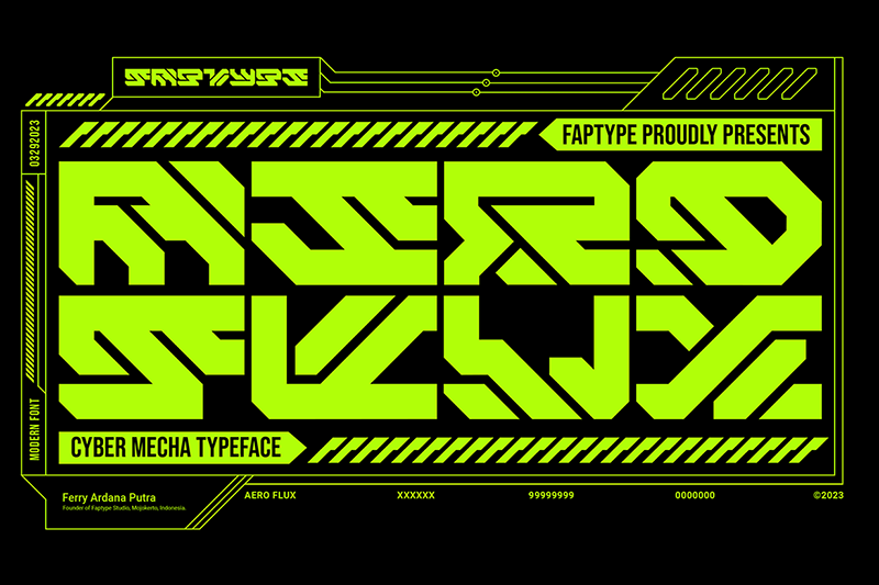 Aero Flux Font