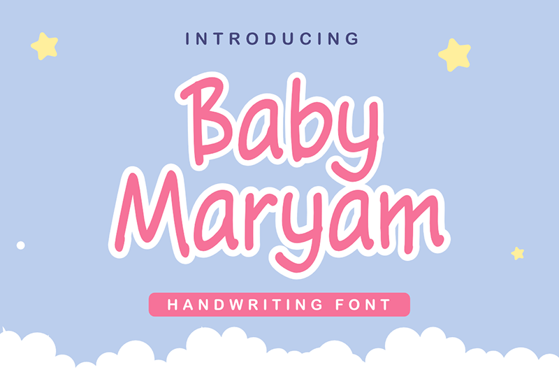 Baby Maryam Font
