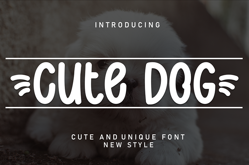Cute Dog Font