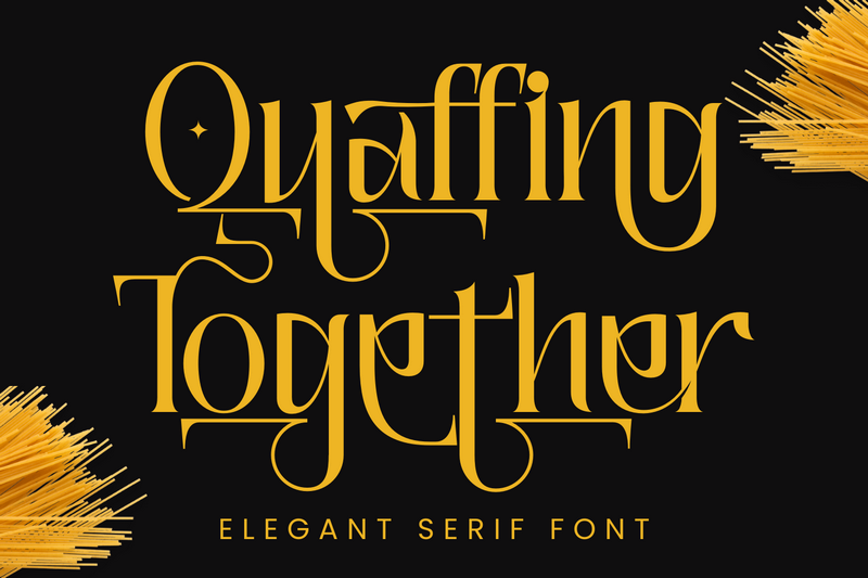 Quaffing Together Font