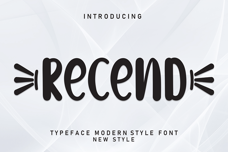 Recend Font