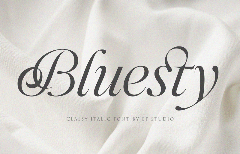 Bluesty Font