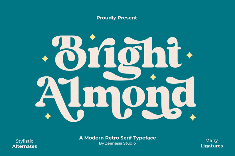 Bright Almond Font