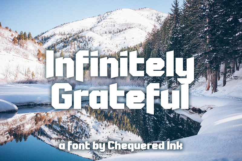Infinitely Grateful Font