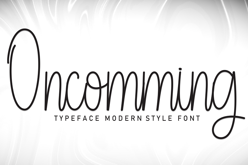 Oncomming Font
