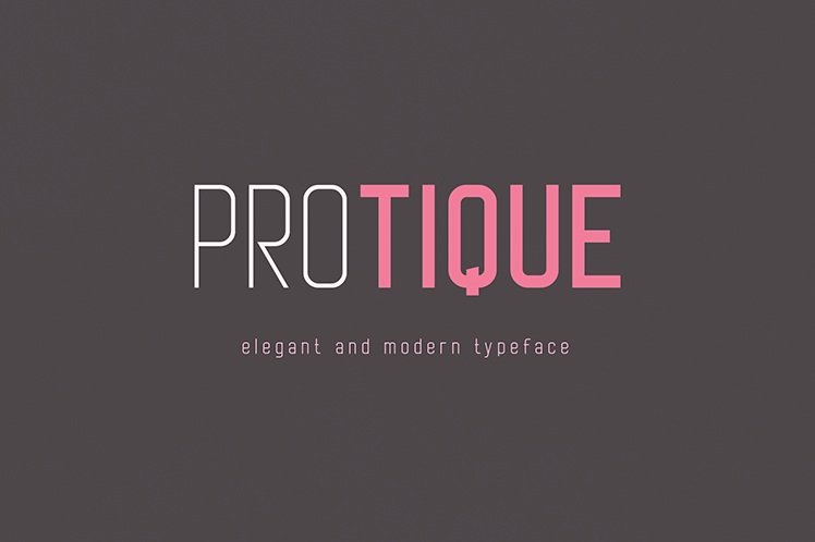 Protique Font