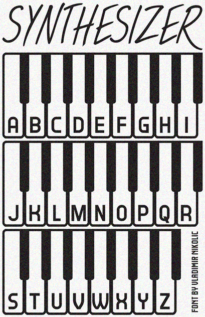 Synthesizer Font
