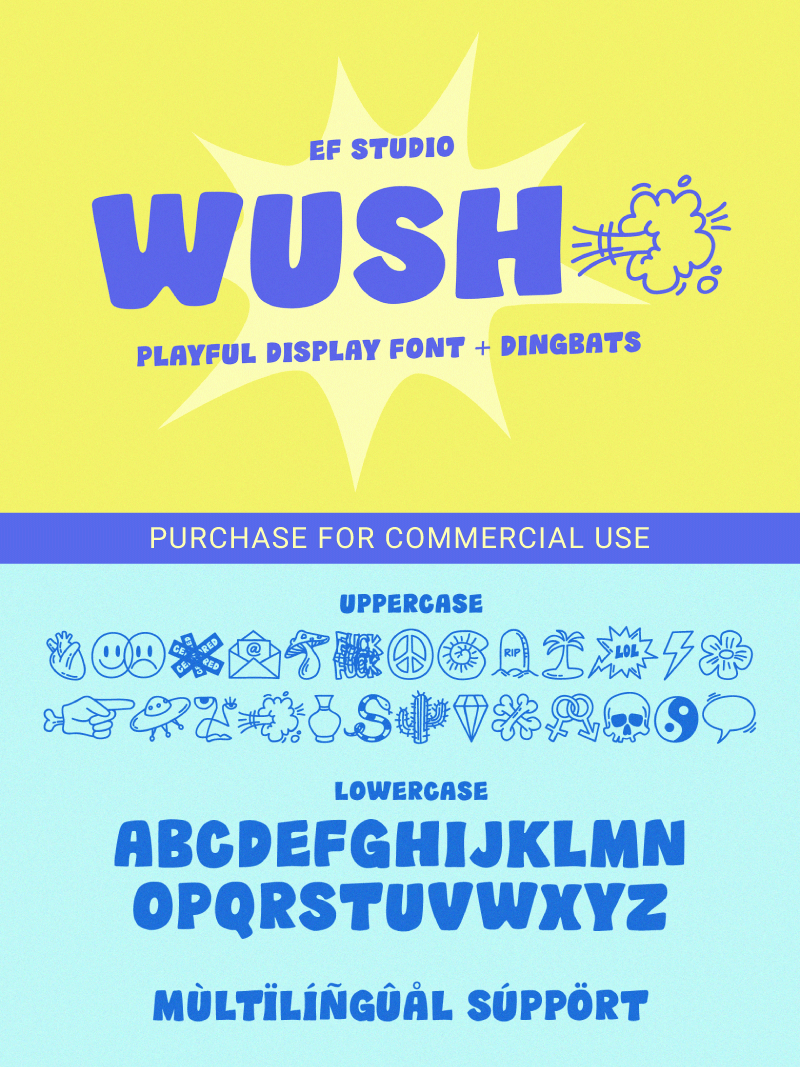 Wush Dingbats Font