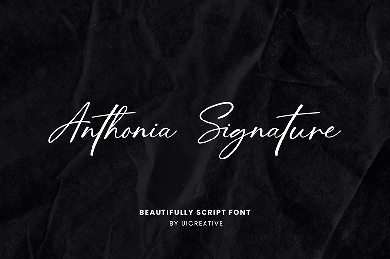Anthonia Signature Font