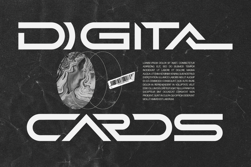 Digital Cards Font