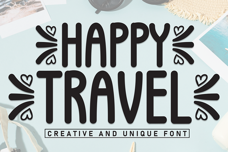 Happy Travel Font