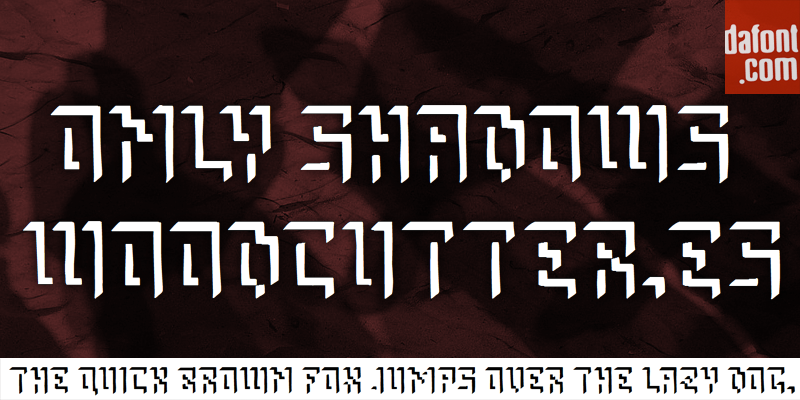 Only Shadows Font