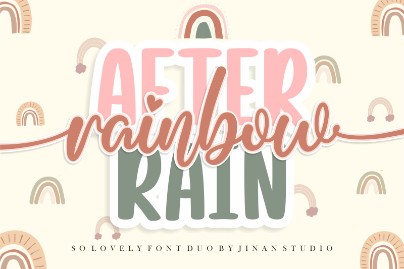 Rainbow After Rain Font