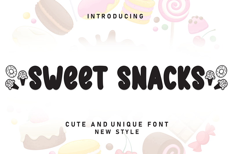 Sweet Snacks Font