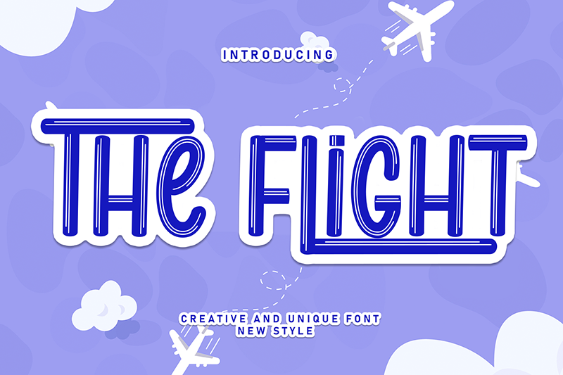 The Flights Font