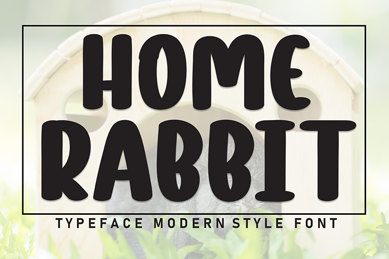 Home Rabbit Font