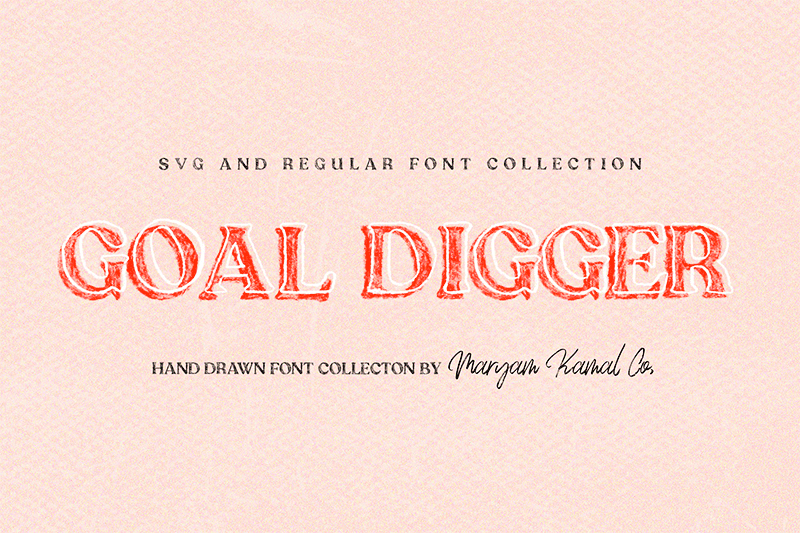 Goal Digger Font