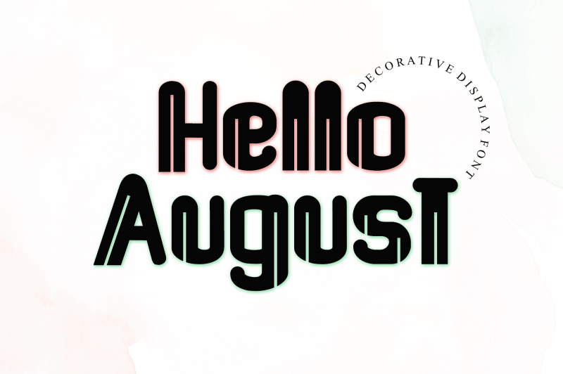 Hello August Font