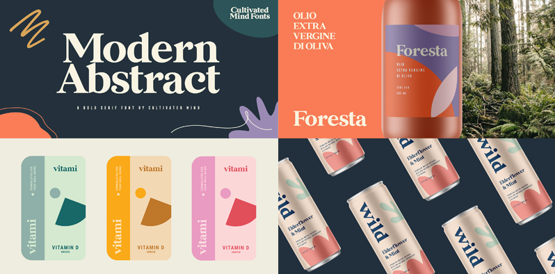 Modern Abstract Font