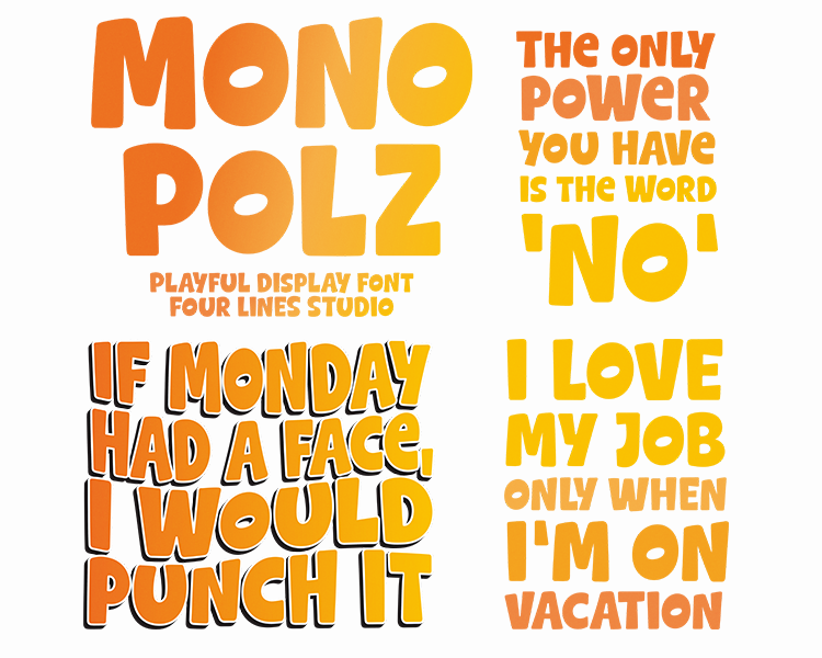 Mono Polz Font