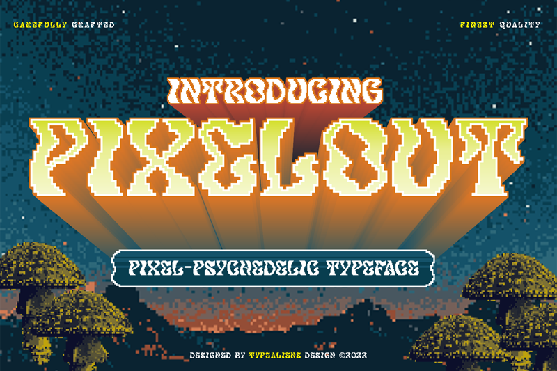 Pixelout Font
