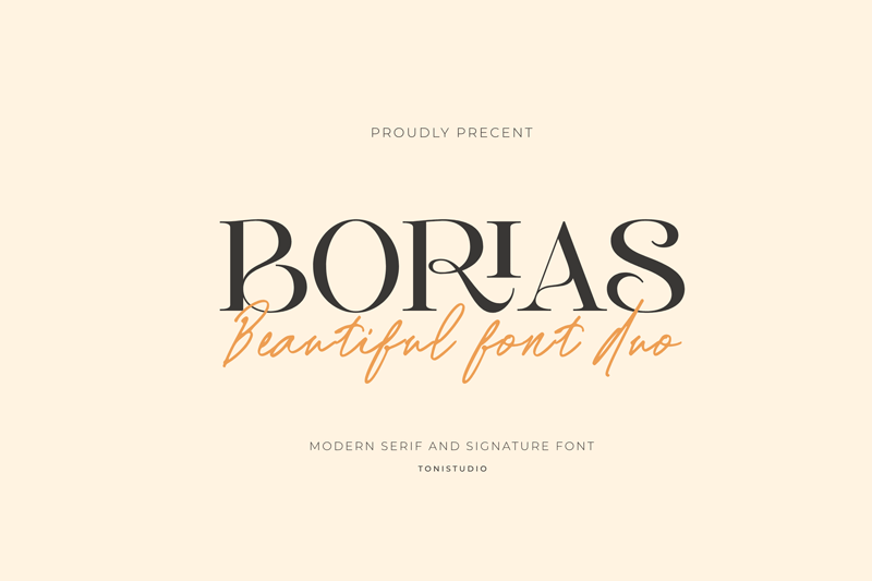 Borias Signature Font