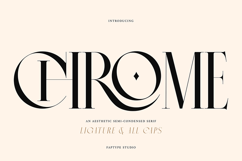 Chrome Slab Font