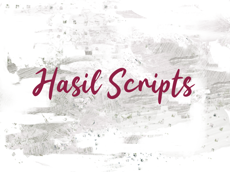 h Hasil Scripts Font