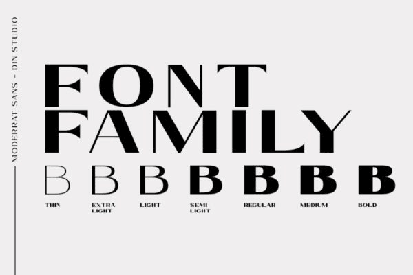 Moderrat Font