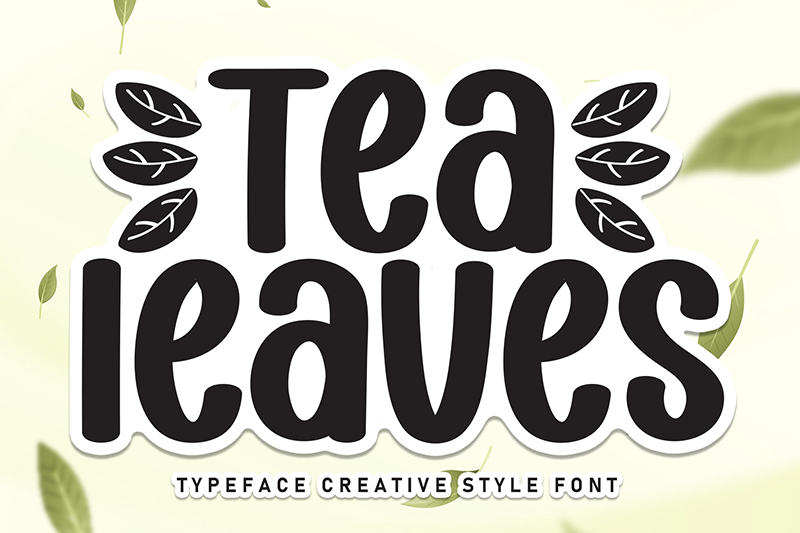 Tea Leaves Font