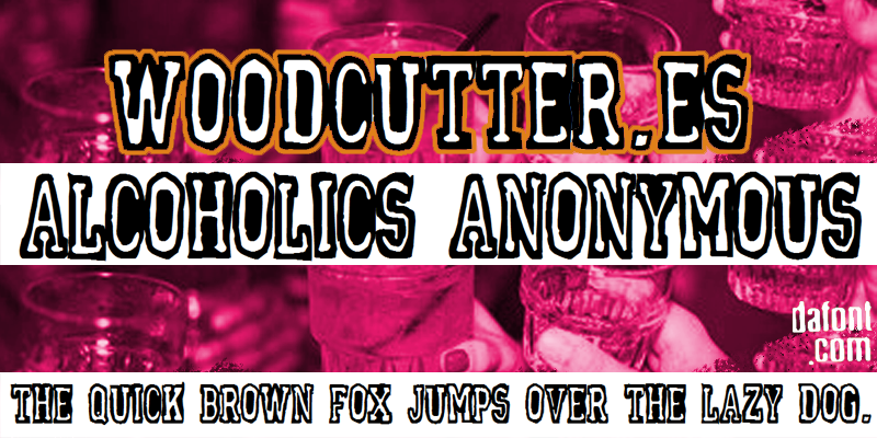 Alcoholics Anonymous Font