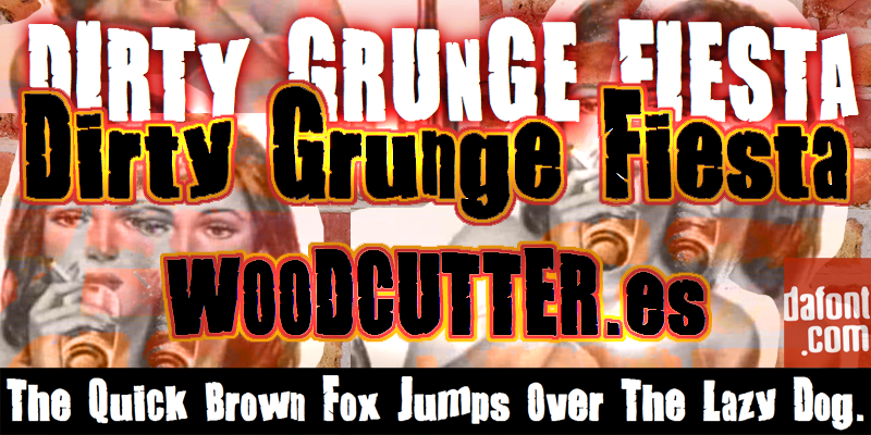 Dirty Grunge Fiesta Font