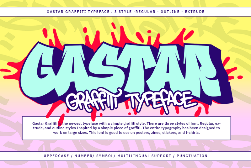 Gastar Graffiti Font