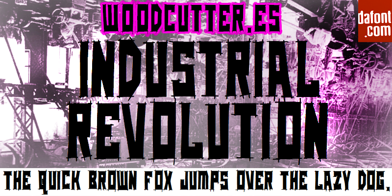 Industrial Revolution Font