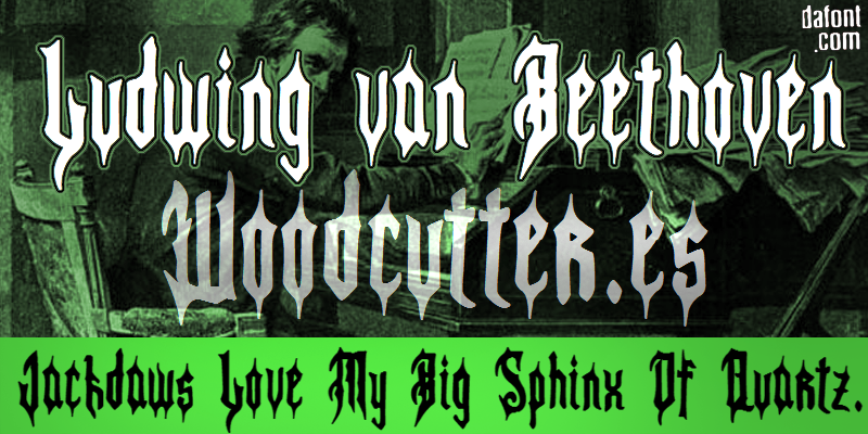 Ludwig van Beethoven Font