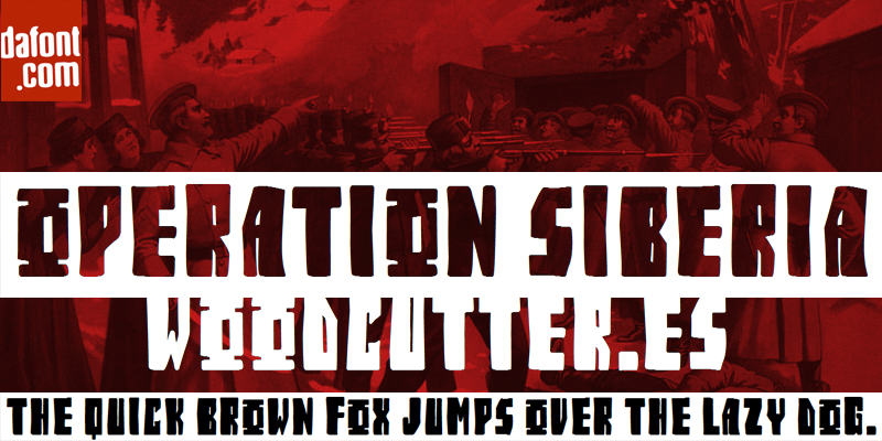 Operation Siberia Font