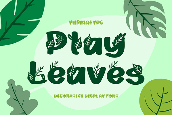 Play Leaves Font