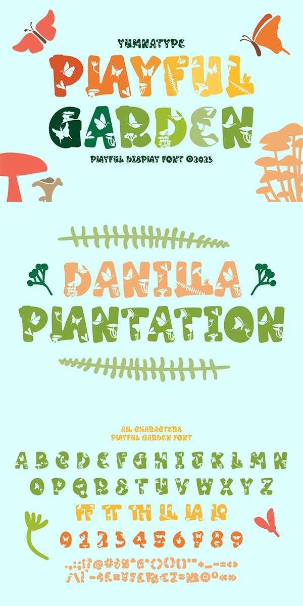 Playful Garden Font