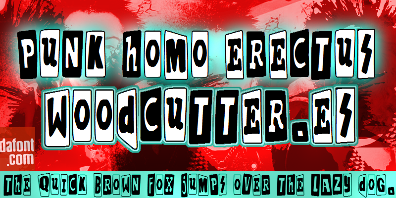 Punk Homo Erectus Font