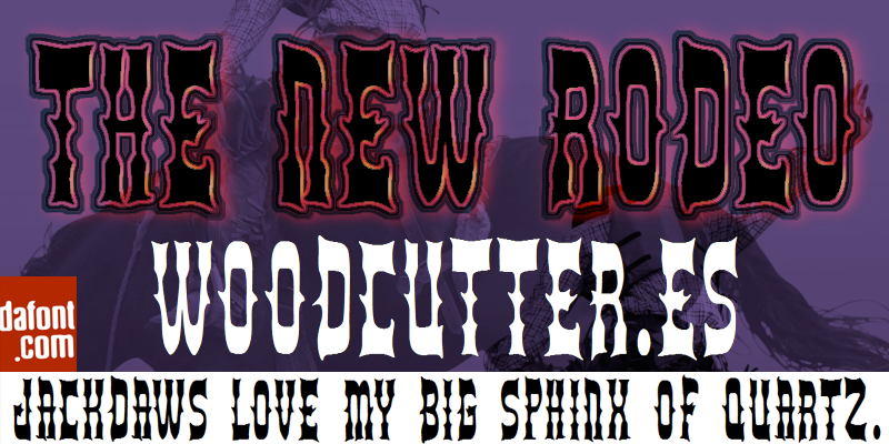 The New Rodeo Font