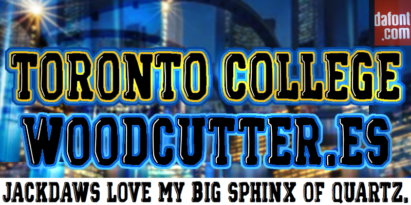 Toronto College Font