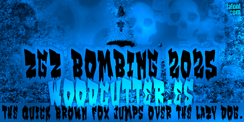 Zgz Bombing 2025 Font
