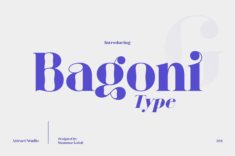 Bagoni Type Font