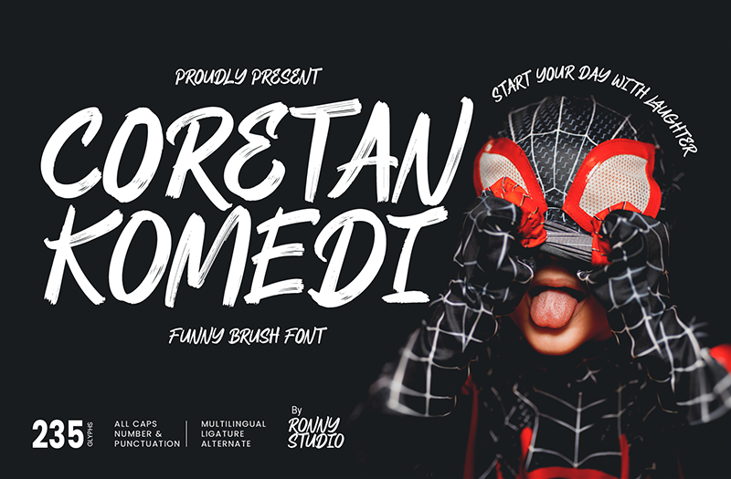 Coretan Komedi Font