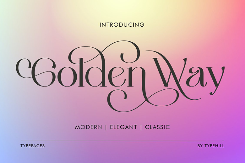 Golden Way Font