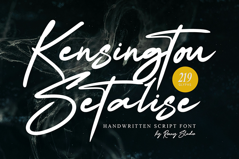 Kensington Setalise Font